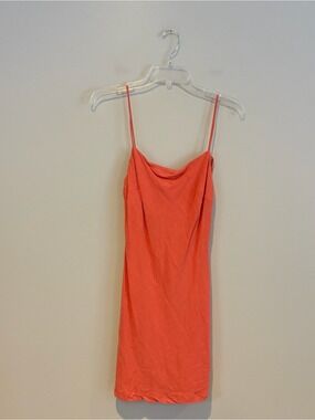 Petal & Pup Coral Cowl Neck Slip Camisole Dress Size S